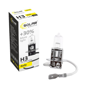 Галогеновая лампа Solar H3 12V 100W PK22s Starlight +30%