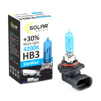 Галогеновая лампа Solar HB3 12V 65W P20d StarBlue 4200K
