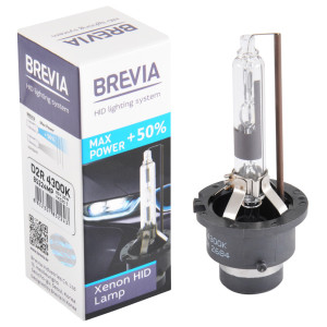 Ксеноновая лампа Brevia D2R +50%, 4300K, 85V, 35W PK32d-3, 1шт