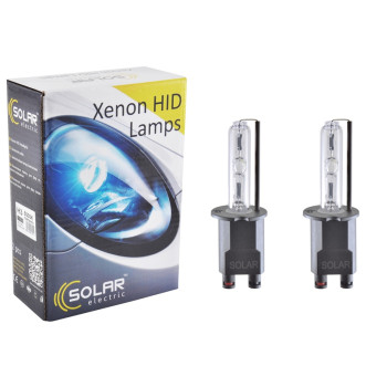 Ксеноновая лампа Solar H3 CERAMIC 5000K, 85V, 35W PK22s KET, 2шт