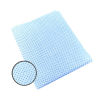 Профессиональная тряпка Nowax для авто 40*50см (перфорированная синяя)