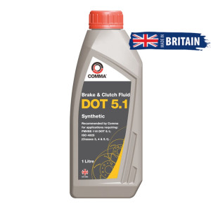 Тормозная жидкость Comma DOT 5.1 BRAKE FLUID 1л