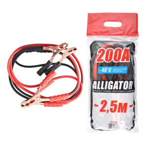 Провода-прикуриватели Alligator 200А, 2,5м BC623