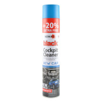 Поліроль пластика NOWAX Black Cockpit Cleaner нова машина NX00705 750мл