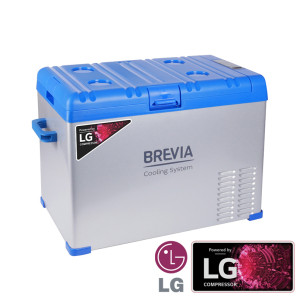 Холодильник автомобильный Brevia 40л (компрессор LG) 22425