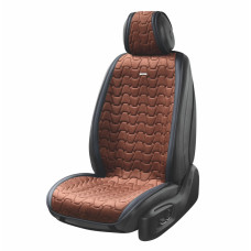 Комплект премиум накидок для сидений BELTEX Chicago, black-coffee