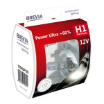 Галогеновая лампа Brevia H1 12V 55W P14.5s Power Ultra +60% S2