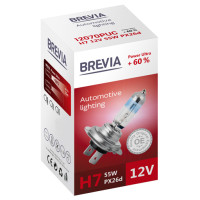 Галогеновая лампа Brevia H4 12V 60/55W P43t Power Ultra +60% CP