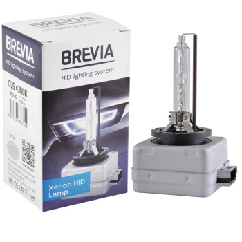 Ксеноновая лампа Brevia D3S 4300K, 42V, 35W PK32d-3, 1шт