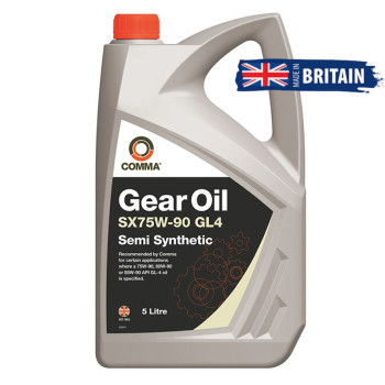 Трансмиссионное масло Comma GEAR OIL SX75W-90 GL4 5л