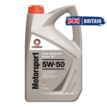 Моторное масло Comma MOTORSPORT 5W-50 5л