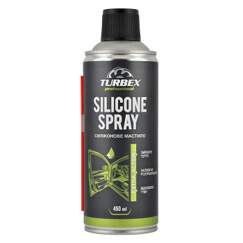 Смазка силиконовая Turbex Silicone Spray, 450мл Смазка силиконовая Turbex Silicone Spray, 450мл