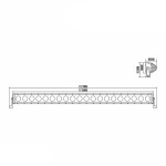 Світлодіодна автомобільна LED-балка BELAUTO CREE Flood LED (20*10w)