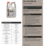 Моторное масло Comma ECO-FO 0W-20 1л