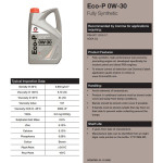 Моторное масло Comma ECO-P 0W-30 1л