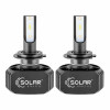 LED автолампа Solar H7 12/24V 6000K 5000Lm 40W, CSP1860 2шт