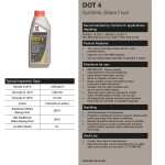 Гальмівна рідина Comma DOT 4 BRAKE FLUID 5л