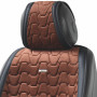 Комплект премиум накидок для сидений BELTEX Chicago, black-coffee