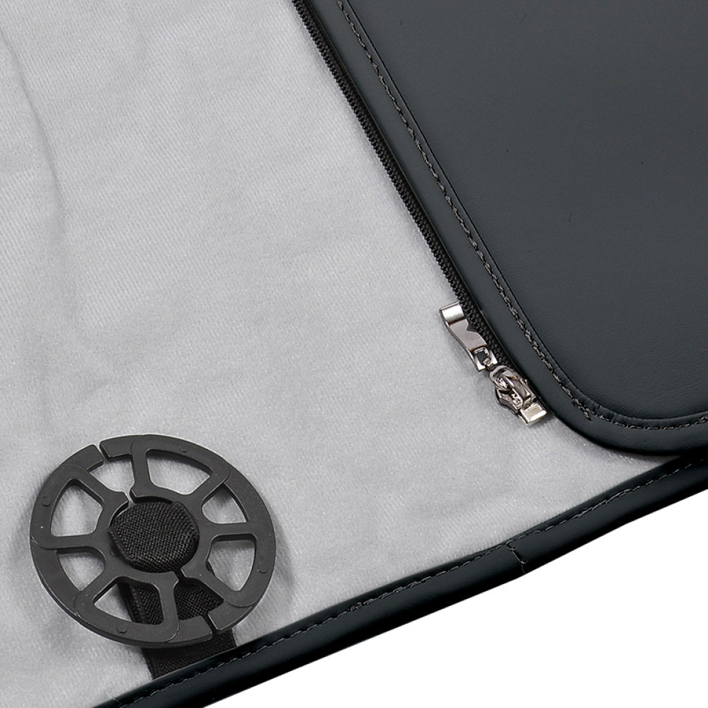 Комплект, 3D чехлы для передних сидений BELTEX Montana, black-red 2шт