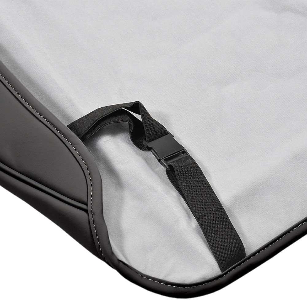 Комплект, 3D чехлы для передних сидений BELTEX Montana, black-red 2шт