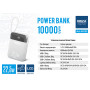 Повербанк (Power Bank) Brevia 10000mAh 22.5W Type-C+Lightning Cable, Li-Pol, LCD