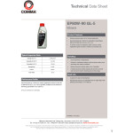 Трансмиссионное масло Comma GEAR OIL EP80W-90 GL 5 5л