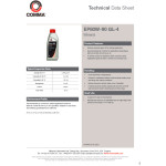 Трансмиссионное масло Comma GEAR OIL EP80W-90 GL4 5л