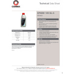 Трансмиссионное масло Comma EP85W-140 GEAR OIL 1л