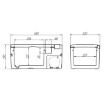 Холодильник автомобільний Brevia 18л 22200