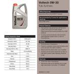Моторное масло Comma VOLTECH 0W-30 1л