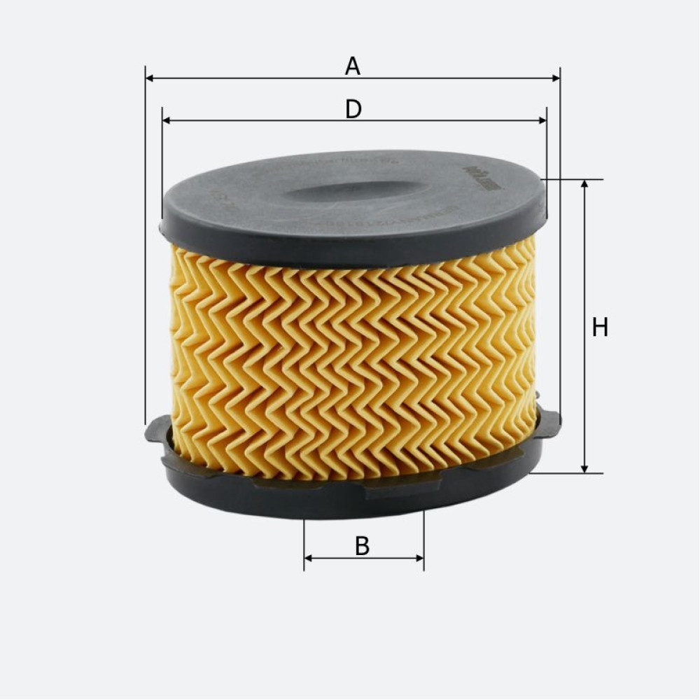 Фільтр паливний Molder Filter KFX 74D (WF8177, KX84DEco, PU1021X)