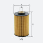 Фільтр паливний Molder Filter KFX 25 (33167E, KX35, P707)