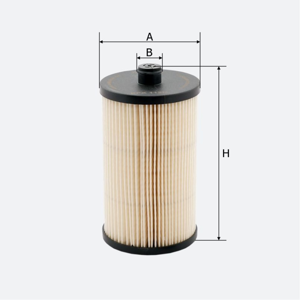 Фільтр паливний Molder Filter KFX 112D (WF8392, KX222DEco, PU816X)