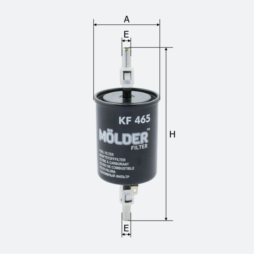 Фільтр паливний Molder Filter KF 465 (WF8352, KL573, WK553)