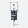 Фільтр паливний Molder Filter KF 465 (WF8352, KL573, WK553)