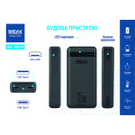 Павербанк (Power Bank) Brevia 20000mAh 15W Li-Pol