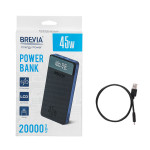 Повербанк (Power Bank) Brevia 20000mAh 45W Li-ion, LCD