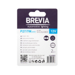 Лампа накаливания Brevia P27/7W 12V 27/7W W2.5x16q оранжевая 2шт