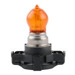 Галогеновая лампа Brevia PY24W 12V/24V PGU20/4 AMBER Power +30% CP