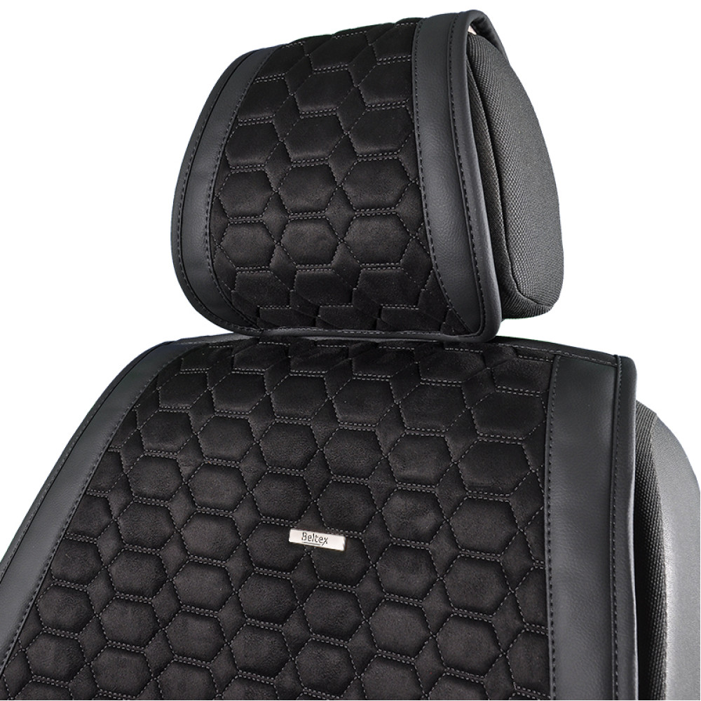 Премиум накидки для передних сидений BELTEX Monte Carlo, black 2шт.