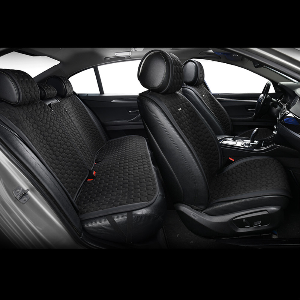 Комплект премиум накидок для сидений BELTEX Monte Carlo, black