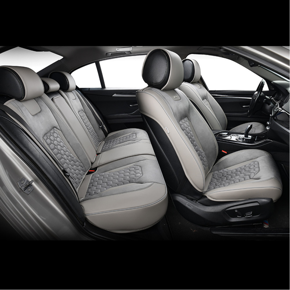 Комплект, 3D чехлы для сидений BELTEX Montana, grey