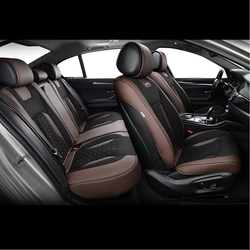 Комплект, 3D чехлы для сидений BELTEX Montana, black-brown