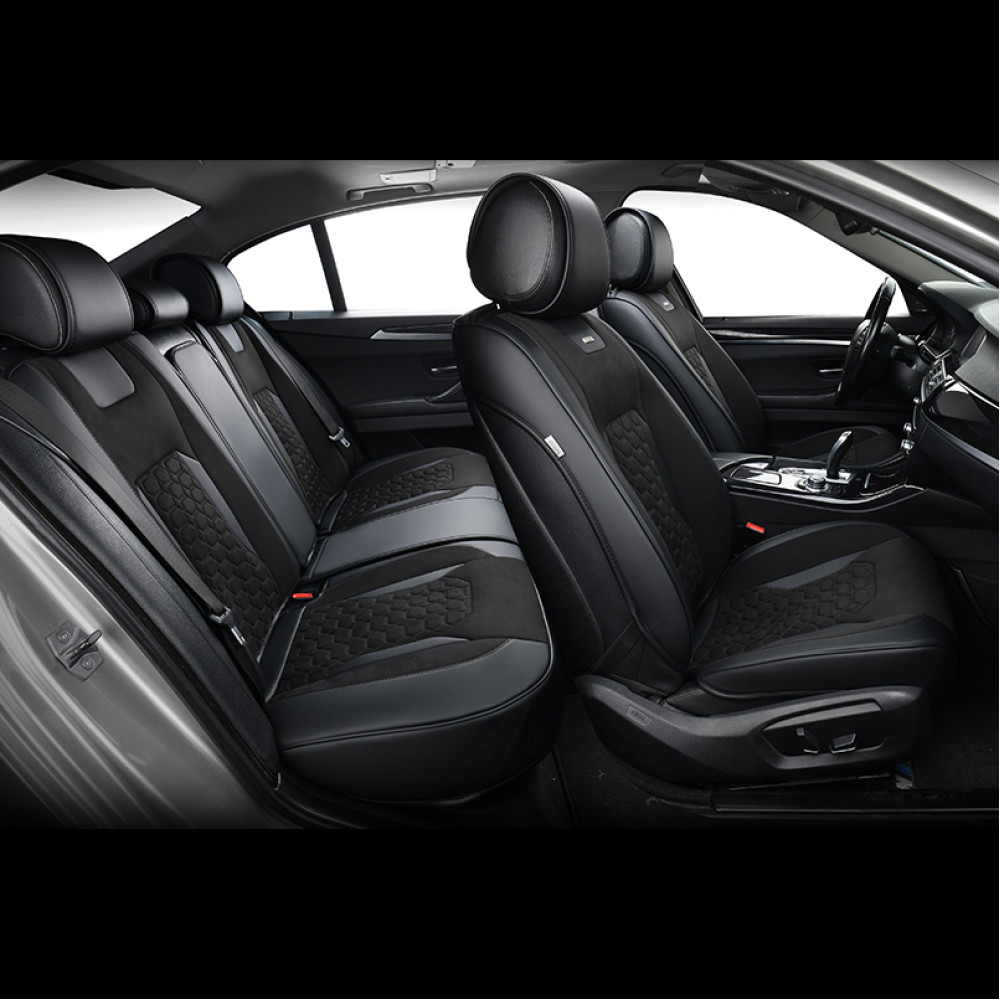Комплект, 3D чехлы для сидений BELTEX Montana, black