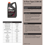 Моторное масло Comma X-FLOW TYPE Z 5W-30 199л