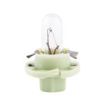 Лампа накаливания Brevia BAX 12V 2W BX8,4d Light Green CP, 10шт