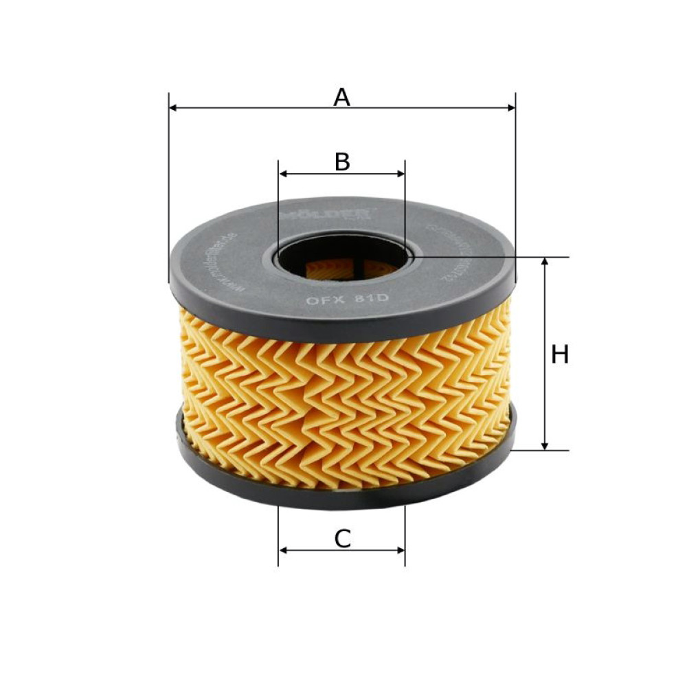 Фільтр масляний Molder Filter OFX 81D (WL7286, OX191DEco, HU920X)