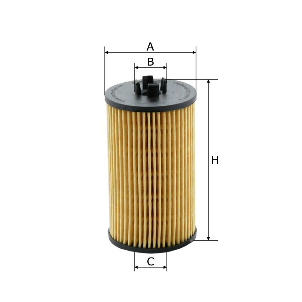 Фільтр масляний Molder Filter OFX 291D (WL7422, OX401DEco, HU6122X)