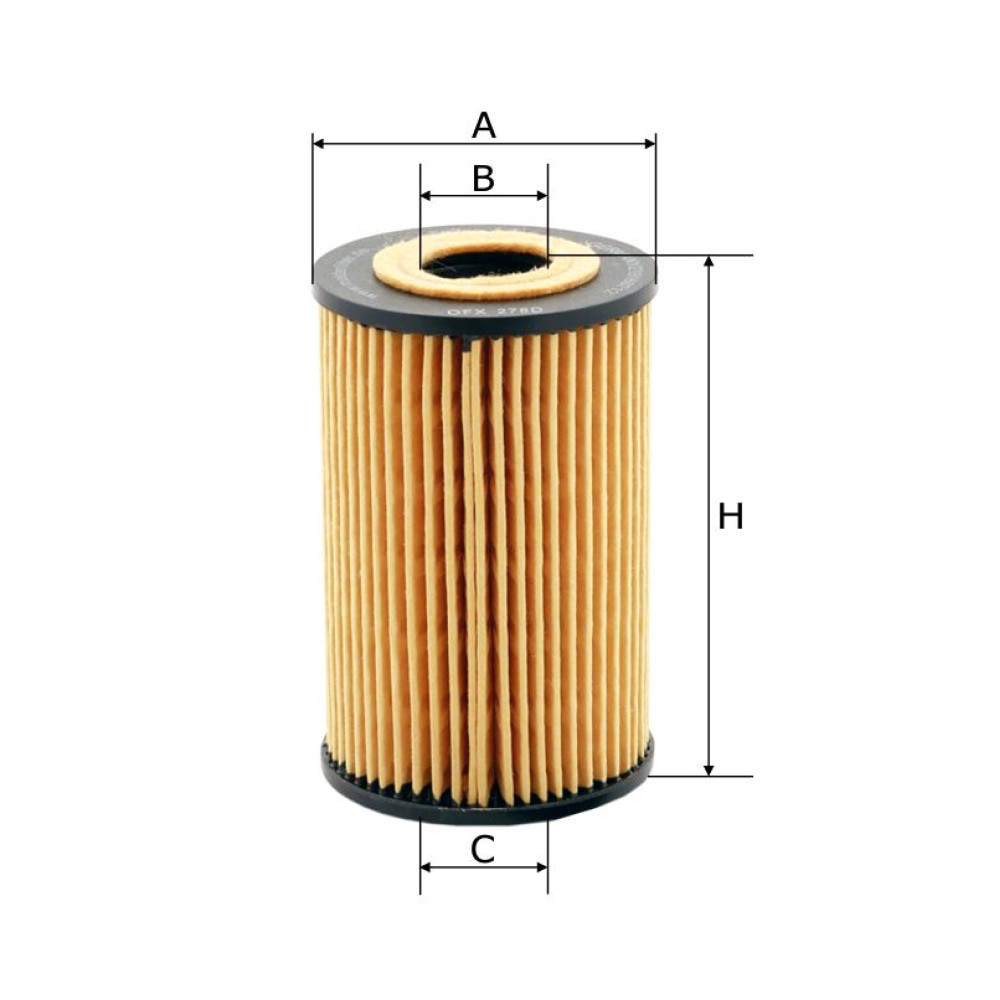 Фільтр масляний Molder Filter OFX 278D (WL7476, OX388DEco, HU7008Z)