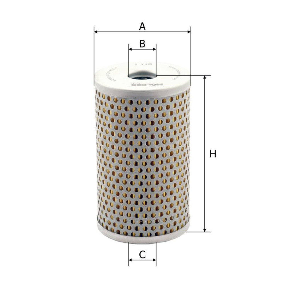 Фільтр масляний Molder Filter OFX 5 (57131E, HX15, H6014)
